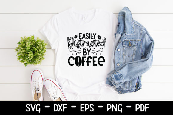 Easily Distracted by Coffee SVG: A Graphic Designer’s Take