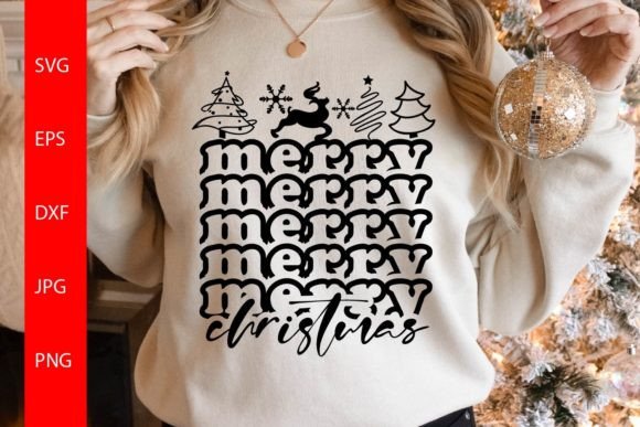 Merry Christmas SVG for Graphics and Crafts