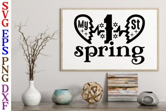 My 1 St Spring Svg Design: A Graphic Designer’s Perspective