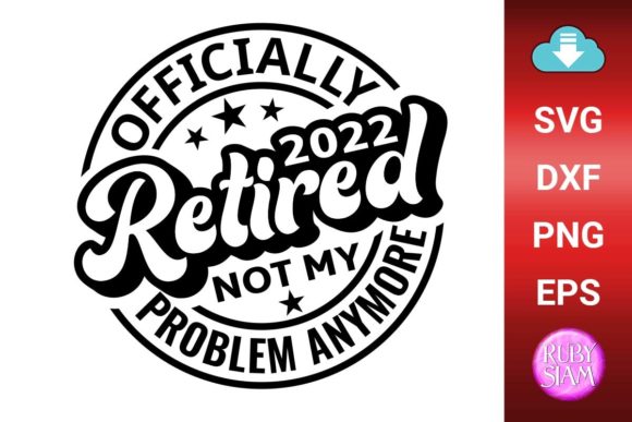 Officially Retired 2022 Graphics for Crafts and Branding