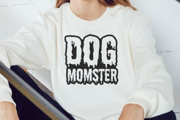 Spooky Branding with Dog Momster SVG
