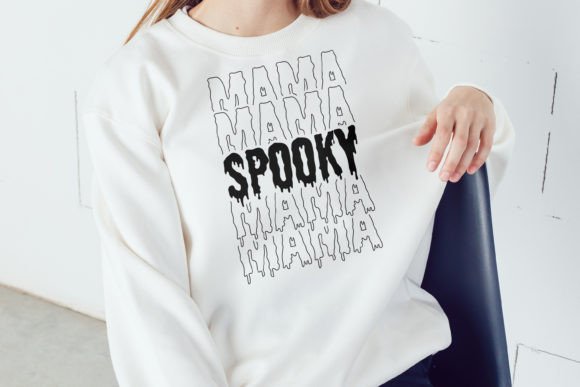 Spooky Mama Svg for Halloween Crafts and Graphics