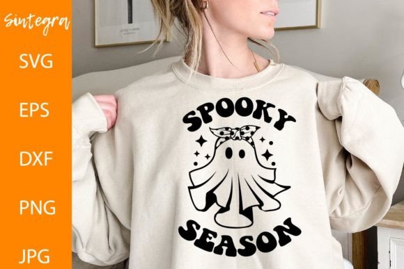 Spooky Season SVG: A Graphic for Crafting Halloween Magic
